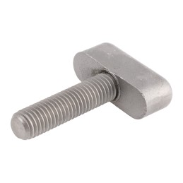 2 pcs - RS PRO Silver Wing Clamping Knob, M10, Threaded Stud