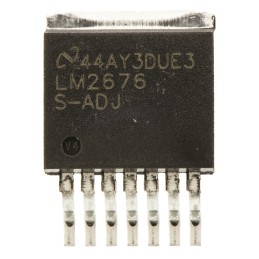 1 pcs - Texas Instruments, LM2676S-ADJ/NOPB Step-Down Switching Regulator, 1-Channel 3A Adjustable 7-Pin, D2PAK