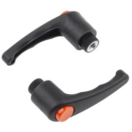 2 pcs - RS PRO Steel Clamping Lever, M8 x 12mm