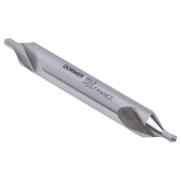 1 pcs - Dormer A225 Series HSS Centre Drill Bit, 1/4' - 3/32' Diameter, 50 mm Overall