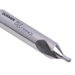 1 pcs - Dormer A225 Series HSS Centre Drill Bit, 1/4' - 3/32' Diameter, 50 mm Overall