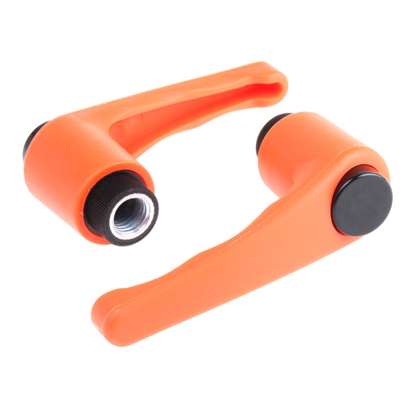 2 pcs - RS PRO Steel Clamping Lever, M12 x 18mm