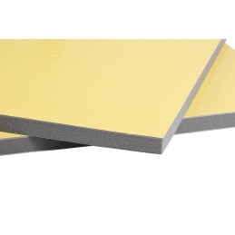 2 pcs - RS PRO Adhesive PUR Foam Acoustic Insulation, 1m x 600mm x 28mm