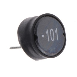 140 pcs - Wurth 100 μH ±10% Ferrite Leaded Inductor, Max SRF:9.4MHz, 1.1A Idc, 1Ω Rdc, WE-TI