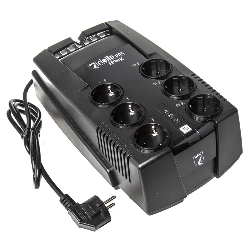 1 pcs - Riello 220 - 240V ac Input Stand Alone Uninterruptible Power Supply, 600VA (360W), iPlug