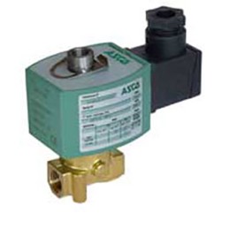 1 pcs - EMERSON – ASCO Solenoid Valve E314K121S1V01-24V CC, 3 port(s) , NC, 24 V dc, 1/4in