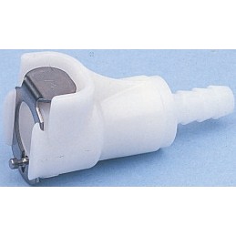 1 pcs - Colder Products Hose Connector, Straight Hose Tail Coupling 5/16in ID, 8.3 bar