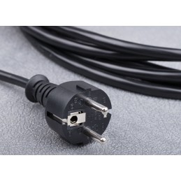 1 pcs - RS PRO Straight IEC C13 Socket to Straight CEE 7/7 Plug Power Cable Assembly, 2.5m