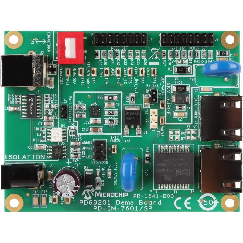 1 pcs - Microchip PSE AT Power Over Ethernet (POE) for PD69201