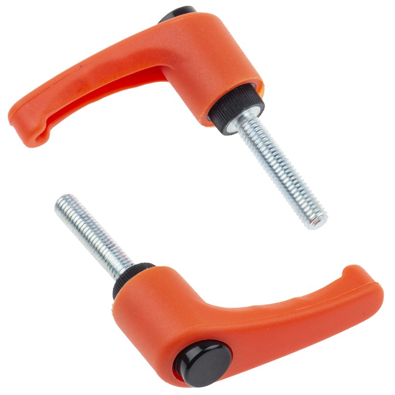 2 pcs - RS PRO Clamping Lever, M6 x 30mm