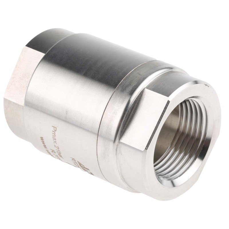 1 pcs - RS PRO Stainless Steel Single Non Return Valve, BSP 1in, 25 bar