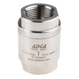 1 pcs - RS PRO Stainless Steel Single Non Return Valve, BSP 1in, 25 bar