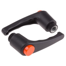 2 pcs - RS PRO Steel Clamping Lever, M12 x 18mm