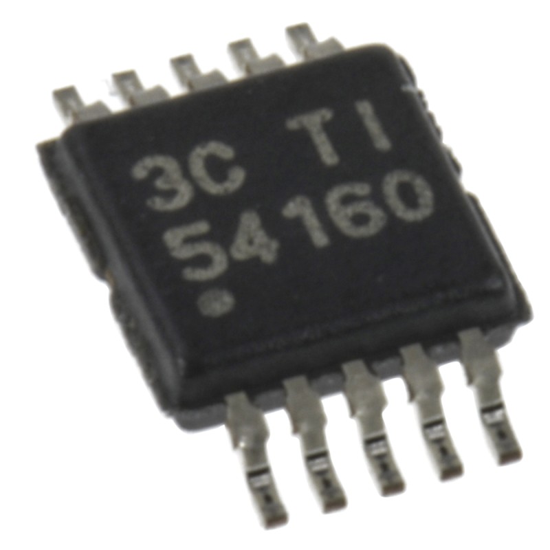 1 pcs - Texas Instruments, TPS54160DGQ Step-Down Switching Regulator, 1-Channel 1.5A Adjustable 10-Pin, MSOP