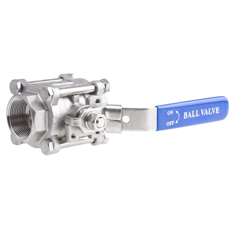 1 pcs - RS PRO Stainless Steel Full Bore, 2 Way, Ball Valve, NPT 38.1mm