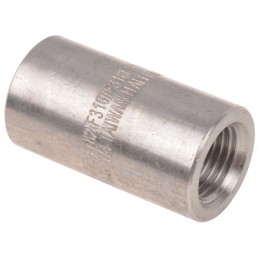 1 pcs - RS PRO Stainless Steel Pipe Fitting, Straight Circular Coupler, Female Rc 1/4in x Female Rc 1/4in