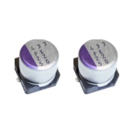 5 pcs - Panasonic 330μF Surface Mount Polymer Capacitor, 35V