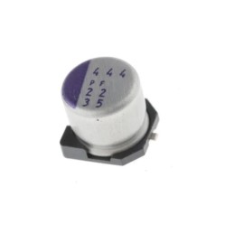 5 pcs - Panasonic 39μF Surface Mount Polymer Capacitor, 35V