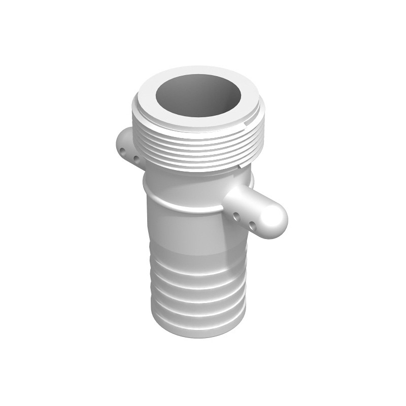 1 pcs - RS PRO Hose Connector, Straight Hose Tail Adaptor, BSP 2in 2in ID