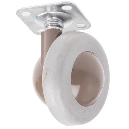 2 pcs - RS PRO Swivel Castor Wheel, 50kg Capacity, 56mm Wheel