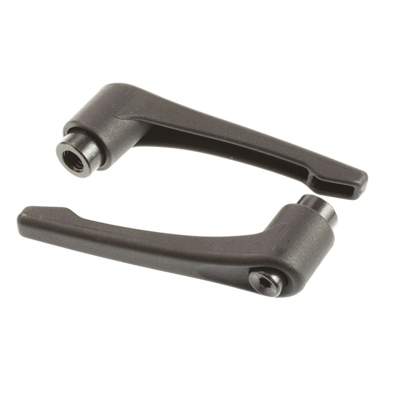 2 pcs - RS PRO Steel Clamping Lever, M10 x 12mm