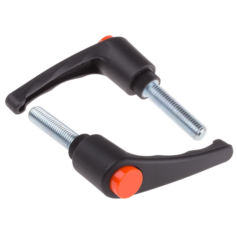 2 pcs - RS PRO Clamping Lever, M12 x 50mm