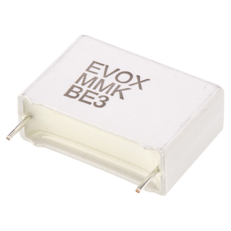 308 pcs - KEMET MMK Polyester Film Capacitor, 40 V ac, 63 V dc, ±5%, 10μF, Through Hole