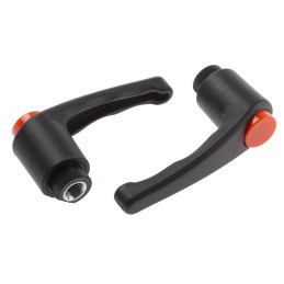 2 pcs - RS PRO Steel Clamping Lever, M10 x 18mm