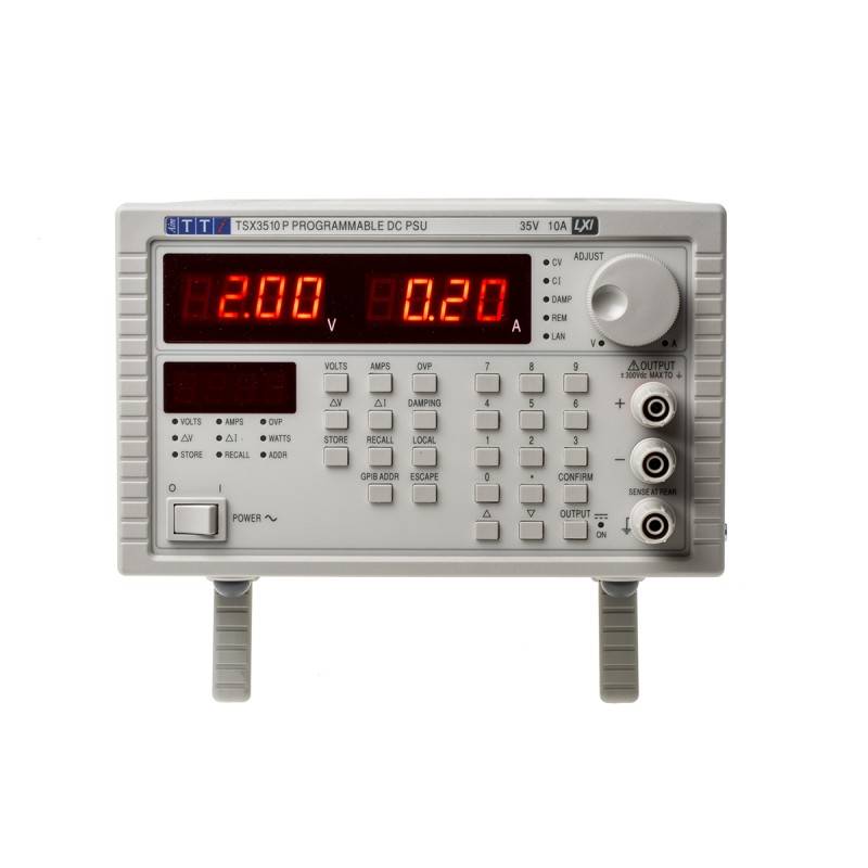 1 pcs - Aim-TTi TSX Series Digital Bench Power Supply, 0 - 35V, 0 - 10A, 1-Output, 350W - RS Calibrated