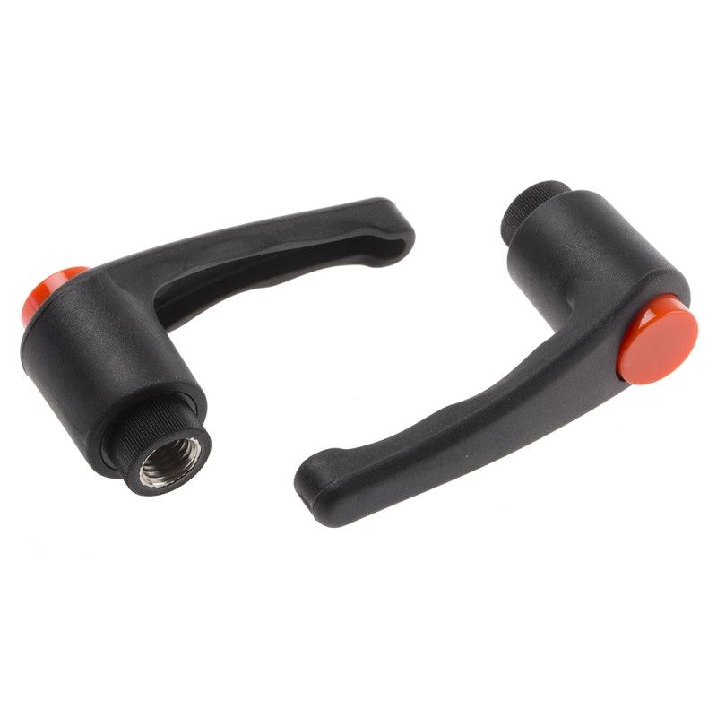 2 pcs - RS PRO Stainless Steel Clamping Lever, M12 x 18mm