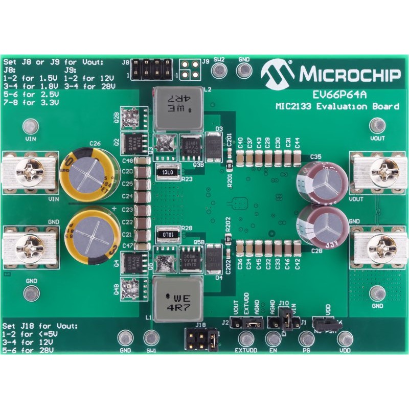 1 pcs - Microchip MIC2133 Evaluation Board Buck Controller for MIC2133 for MIC2133