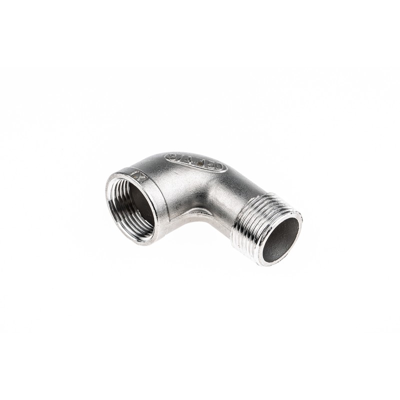 1 pcs - RS PRO Stainless Steel Pipe Fitting, 90° Circular Elbow, Female R 3/4in x Male R 3/4in