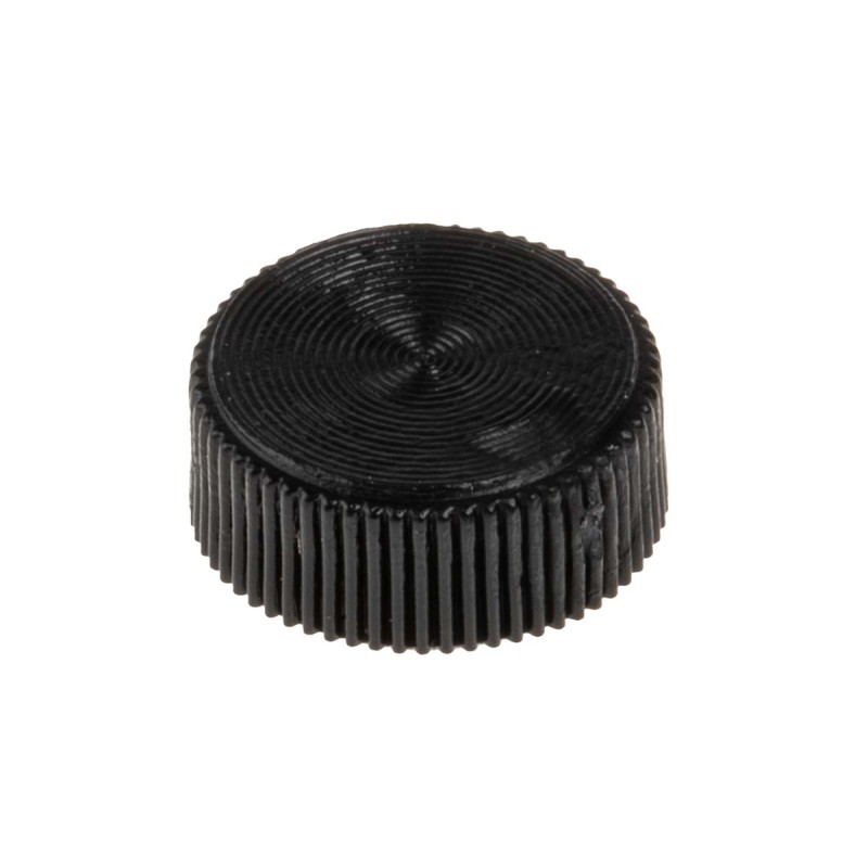 20 pcs - RS PRO Black Knurled Clamping Knob, M3, Unthreaded Hole