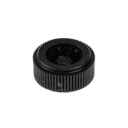 20 pcs - RS PRO Black Knurled Clamping Knob, M3, Unthreaded Hole