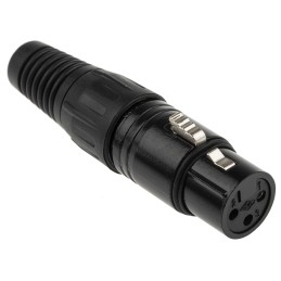 1 pcs - RS PRO Cable Mount XLR Connector, Female, 250 V ac, 3 Way, Silver Plating