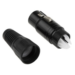 1 pcs - RS PRO Cable Mount XLR Connector, Female, 250 V ac, 3 Way, Silver Plating