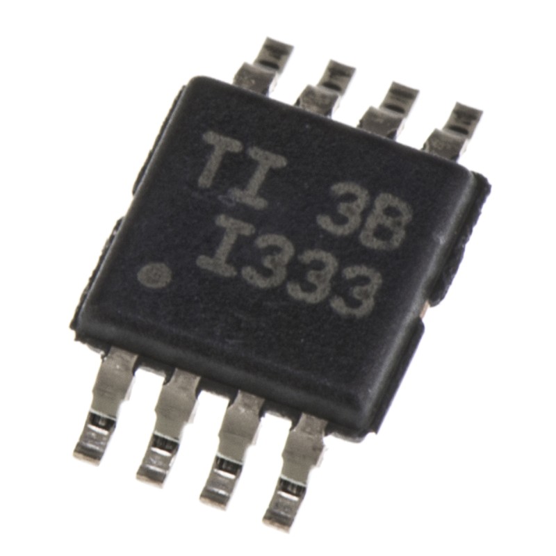 1 pcs - INA333AIDGKT Texas Instruments, Instrumentation Amplifier, 0.025mV Offset 150kHz, R-RO, 1.8 5.5 V, 8-Pin MSOP