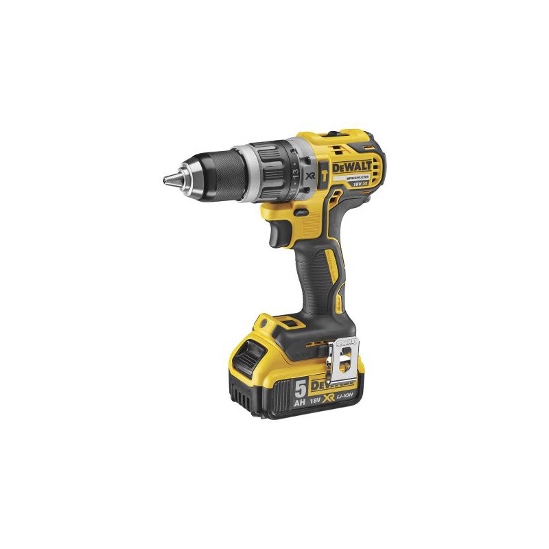 1 pcs - DeWALT XR Keyless 18V Cordless Hammer Drill, UK Plug