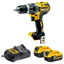 1 pcs - DeWALT XR Keyless 18V Cordless Hammer Drill, UK Plug