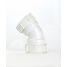 1 pcs - RS PRO 135° Multi-Fit Bend PVC Pipe Fitting, 40mm
