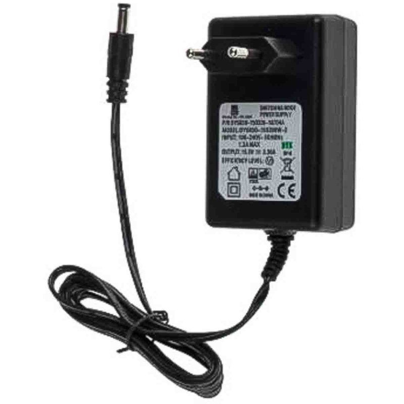 1 pcs - RS PRO 18W Plug-In AC/DC Adapter 15V dc Output, 1.2A Output