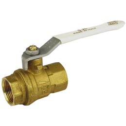 1 pcs - RS PRO Brass Full Bore, 2 Way, Ball Valve, BSP 1/2in, 30bar Operating Pressure