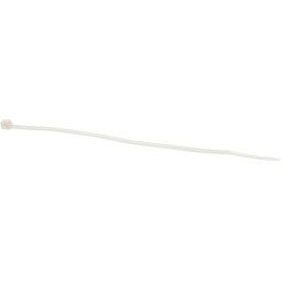 1 Bag of 100 - RS PRO Cable Tie, 385mm x 4.8 mm, Natural Nylon, Pk-100