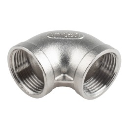 1 pcs - RS PRO Stainless Steel Pipe Fitting, 90° Circular Elbow, Female G 1in x Female G 1in