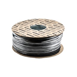 1 Reel of 100 M - RS PRO 3 Core Power Cable, 1 mm², 100m, Black PVC Sheath, 3183Y, 10 A, 500 V