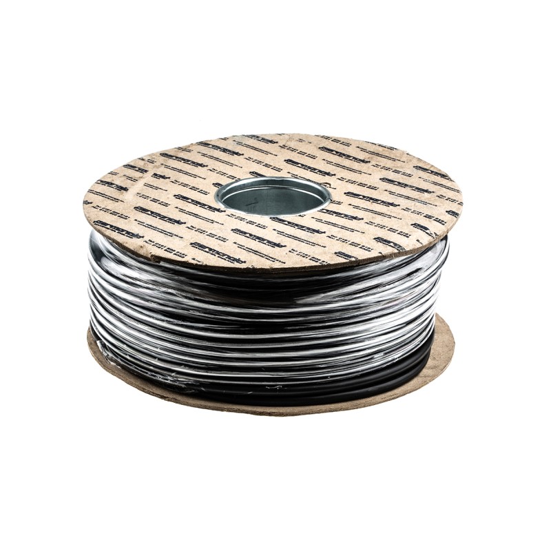1 Reel of 100 M - RS PRO 3 Core Power Cable, 1 mm², 100m, Black PVC Sheath, 3183Y, 10 A, 500 V