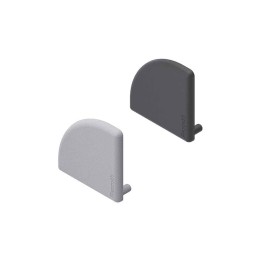 20 pcs - Bosch Rexroth Grey Polypropylene Cover Cap, 45 x 45 mm Strut Profile