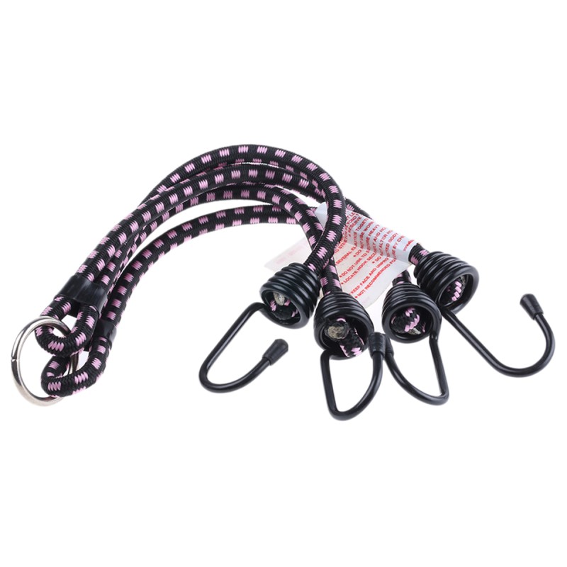 1 pcs - RS PRO 4 Hooks Bungee Cord, 600mm Long, 8 mm Diameter