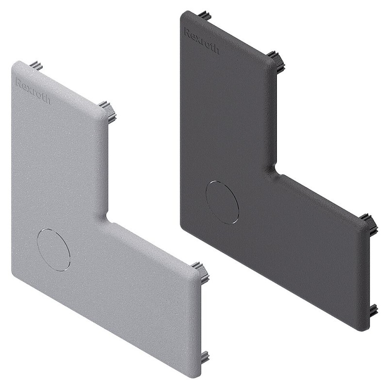 20 pcs - Bosch Rexroth Grey PP Cover Cap, 10mm Groove