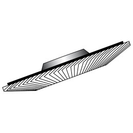 1 pcs - Norton Flap Disc Zirconium Oxide Flap Disc, 115mm, Coarse Grade, P40 Grit, Vulcan